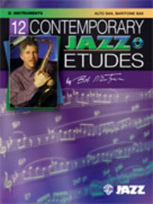 CONTEMPORARY JAZZ ETUDES 12 ALTO BARITONE SAX