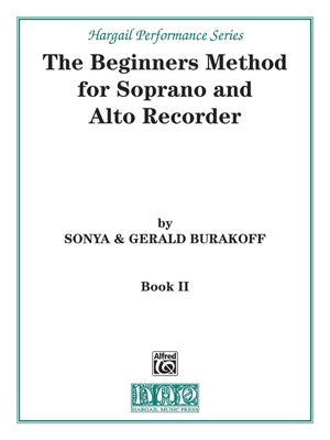 BURAKOFF - BEGINNERS METHOD DESCANT/TREBLE RECORDER BK 2