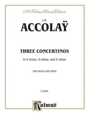 CONCERTINOS 3 A MIN D MIN E MIN VLN PNO
