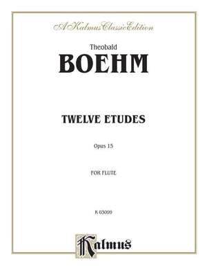 BOEHM - 12 STUDIES OP 15 FOR FLUTE