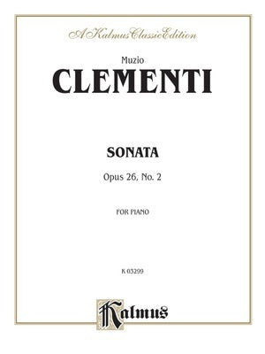 CLEMENTI - SONATA OP 26 NO 2 FOR PIANO