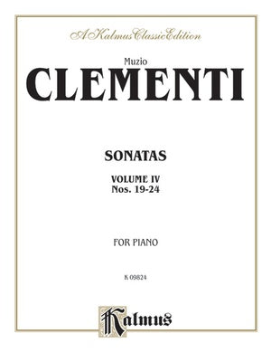 CLEMENTI - PIANO SONATAS VOL 4 NOS 19-24