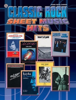 CLASSIC ROCK SHEET MUSIC HITS PVG