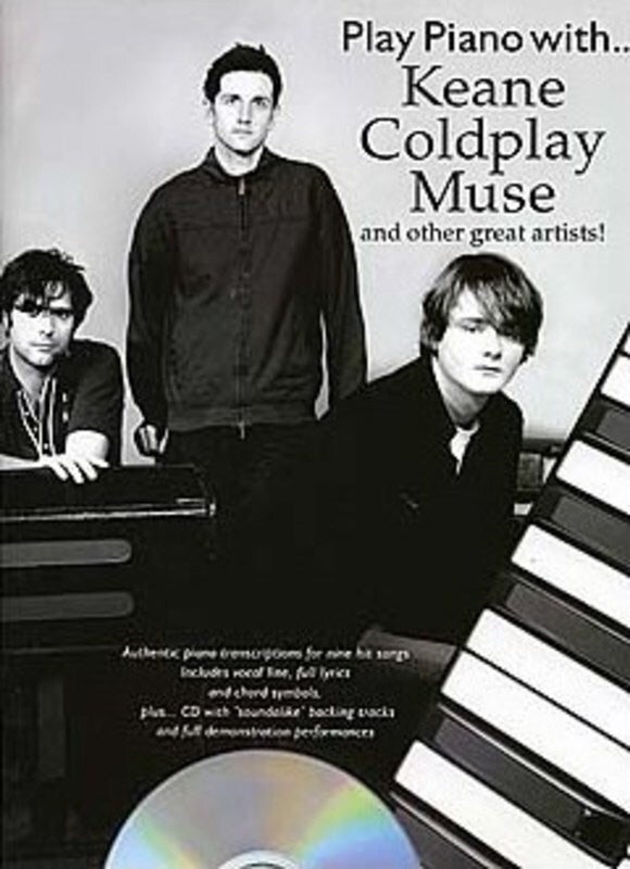 PLAY PIANO WITH KEANE COLDPLAY MUSE BK/CD