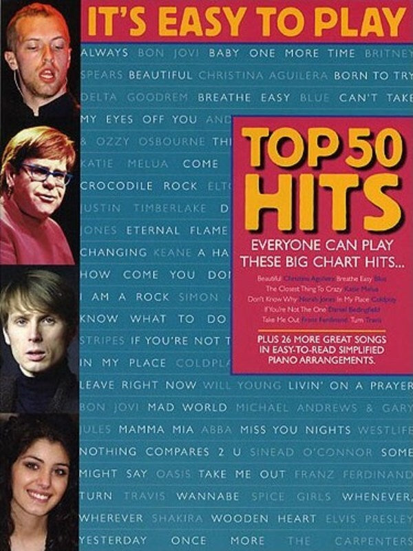 ITS EASY TO PLAY TOP 50 HITS PVG
