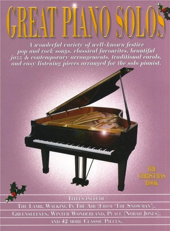 GREAT PIANO SOLOS - THE CHRISTMAS BOOK