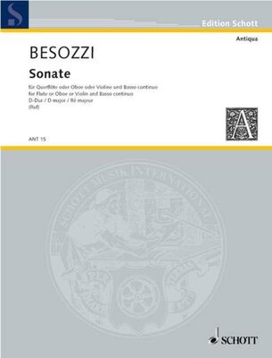 BESOZI - SONATA D MAJOR FOR OBOE/PIANO