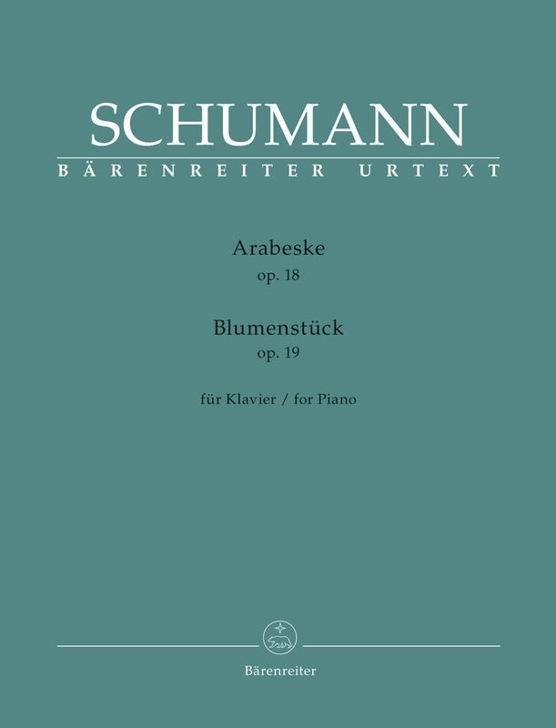 SCHUMANN - ARABESKE OP 18 BLUMENSTUCK OP 19 PIANO