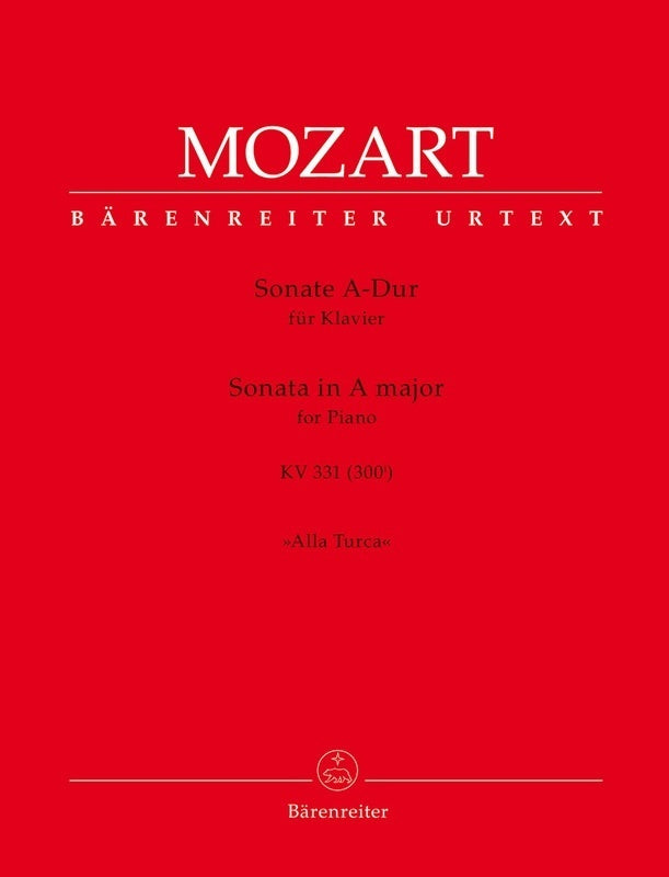 MOZART - SONATA A MAJOR K 331 FOR PIANO
