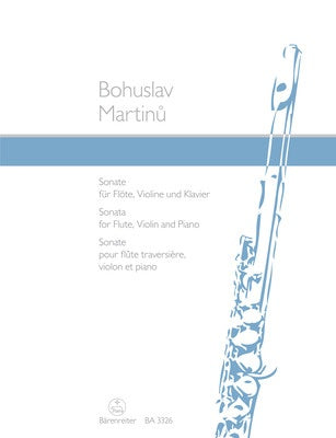 BOHUSLAV - SONATA FOR FLUTE/VIOLIN/PIANO SC/PTS