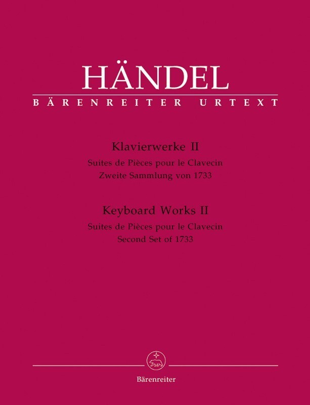 HANDEL - KEYBOARD WORKS VOL 2 HWV 434-442