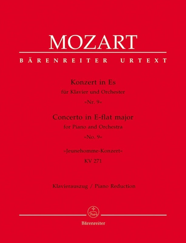 MOZART - CONCERTO NO 9 E FLAT MAJOR K 271 2P 4H