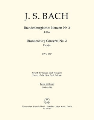 BRANDENBURG CONCERTO NO 2 BWV 1047 CELLO PART