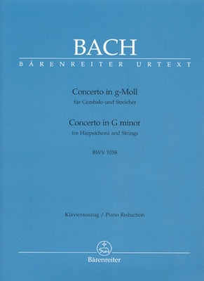 CONCERTO BWV 1058 G MIN 2P 4H