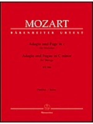 ADAGIO AND FUGUE K 546 C MIN SC/PTS
