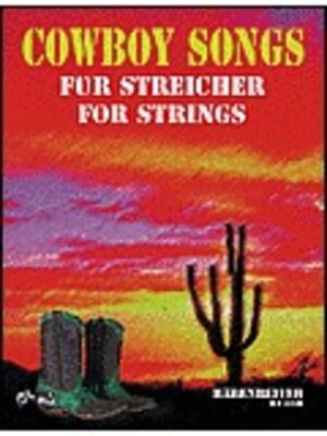 COWBOY SONGS STRING QUARTET SCORE/PARTS