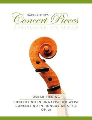 CONCERTINO OP 21 A MIN VLN PNO ED SASSMANNSHAUS