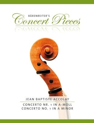 ACCOLAY - CONCERT NO 1 A MINOR FOR VIOLIN/PIANO