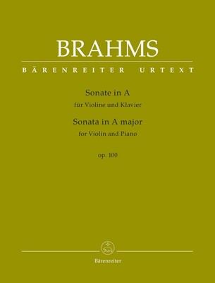 BRAHMS - SONATA A MAJOR OP 100 VIOLIN/PNO