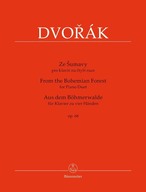 DVORAK - FROM THE BOHEMIAN FOREST OP 68 PNO DUET