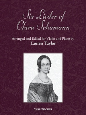 6 LIEDER OF CLARA SCHUMANN FOR VIOLIN/PIANO