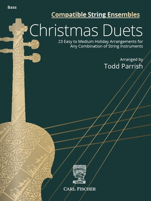 COMPATIBLE STRING ENSEMBLES CHRISTMAS DUETS DOUBLE BASS