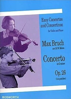 BRUCH - CONCERTO G MINOR OP 26 VIOLIN/PIANO