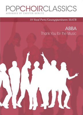 ABBA THANK YOU FOR THE MUSIC SSATB