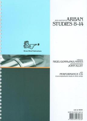 ARBAN STUDIES 8-14 TRUMPET BK/CD