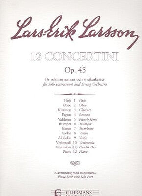 CONCERTINO OP 45 NO 11 DB/PNO
