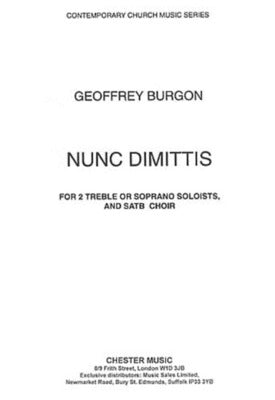 BURGON NUNC DIMITTIS SATB