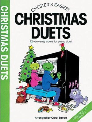 BARRATT EASIEST CHRISTMAS DUETS PIANO
