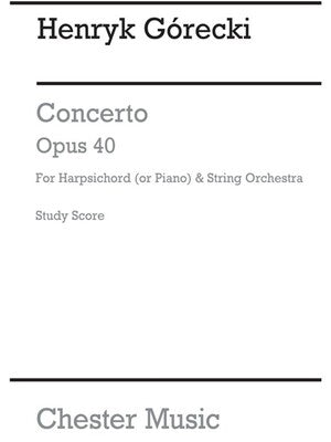 CONCERTO FOR HARPSICHORD AND ORCH