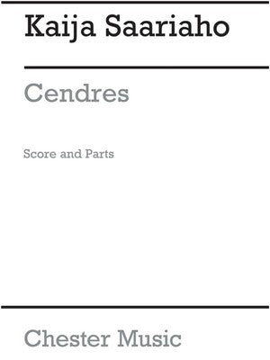 CENDRES FOR ALTO FLUTE CELLO & PIANO