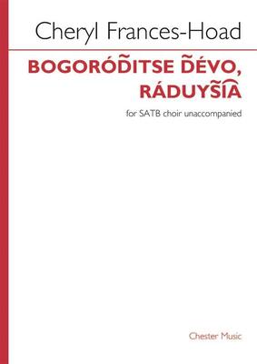 BOGORODITSE DEVO RADUYSIA SATB A CAPPELLA