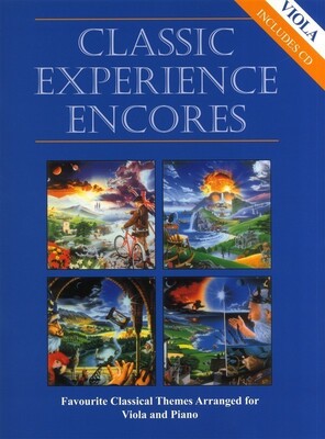 CLASSIC EXPERIENCE ENCORES VIOLA/PIANO BK/CD