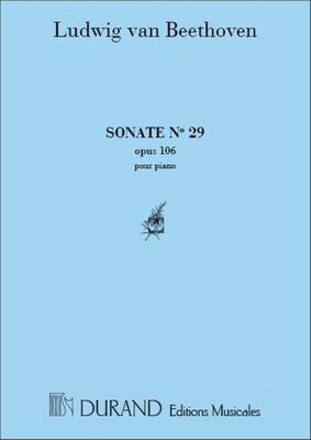 BEETHOVEN - SONATA NO 29 OP 106 PIANO