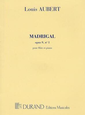 AUBERT - MAGRIGAL FLUTE/PIANO