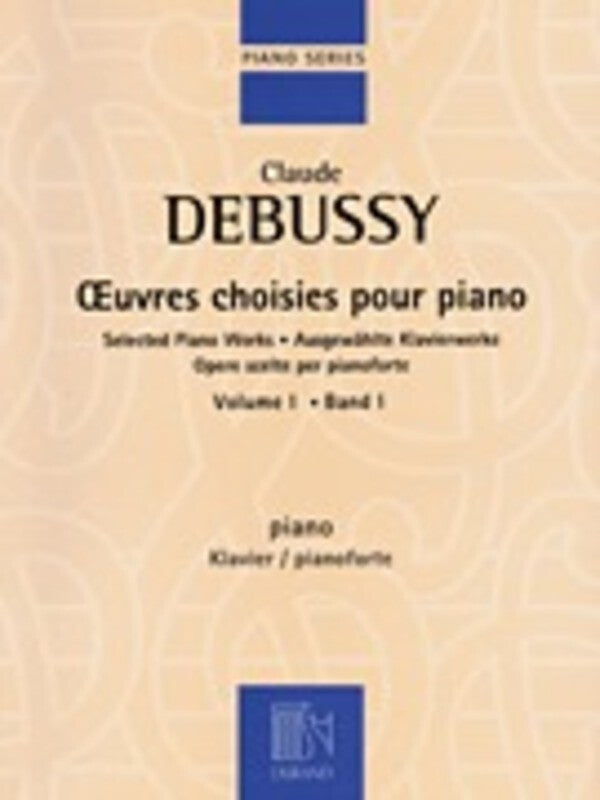 DEBUSSY - SELECTED PIANO WORKS VOL 1 ED ALBERTI