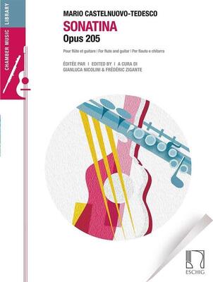 CASTELNUOVO-TEDESCO - SONATINA OP 205 FLUTE/GUITAR