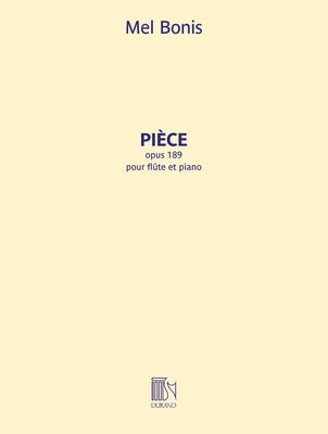 BONIS - PIECE OP 189 FOR FLUTE/PIANO