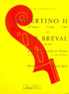 BREVAL - CONCERTINO NO 2 C MAJOR CELLO/PIANO