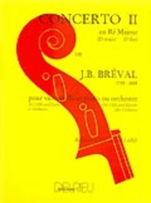 BREVAL - CONCERTO NO 2 IN D CELLO/PIANO