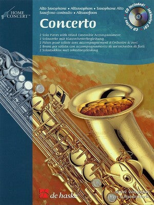 CONCERTO HOME CONCERT ALTO SAX BK/CD