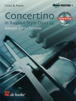 CONCERTINO IN RUSSIAN STYLE OP 35 VIOLA BK/CD