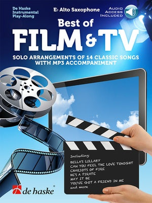 BEST OF FILM & TV FOR ALTO SAX BK/OLA