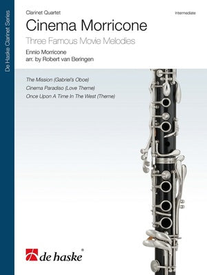 CINEMA MORRICONE FOR CLARINET QUARTET SC/PTS