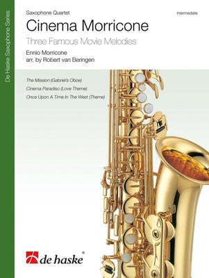 CINEMA MORRICONE FOR SAX QUARTET SC/PTS
