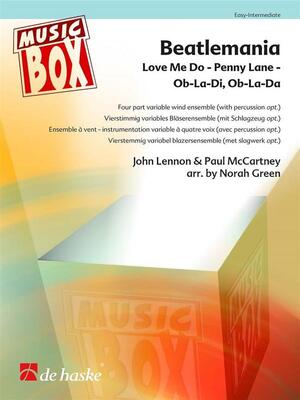 BEATLEMANIA 4 PART WIND ENSEMBLE SC/PTS