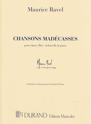 CHANSONS MADECASSES VOICE/FLUTE/CELLO/PIANO SC/PTS